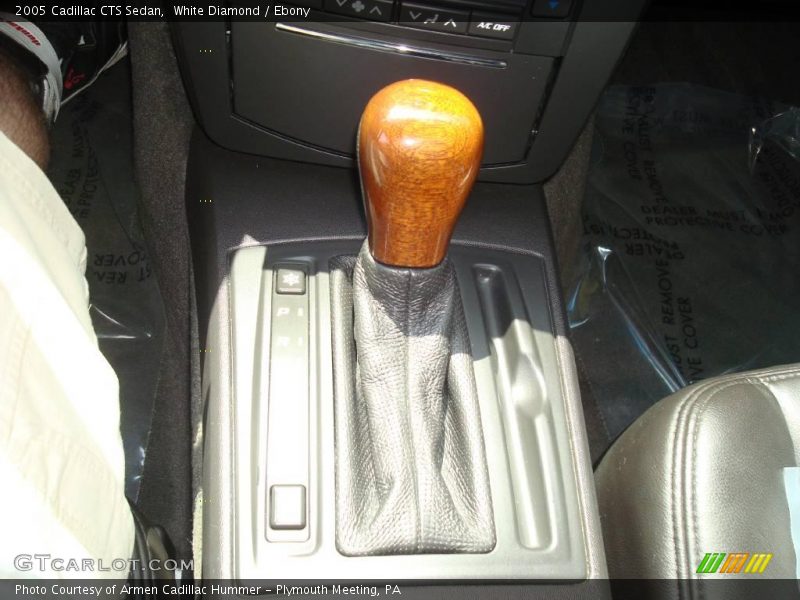 White Diamond / Ebony 2005 Cadillac CTS Sedan