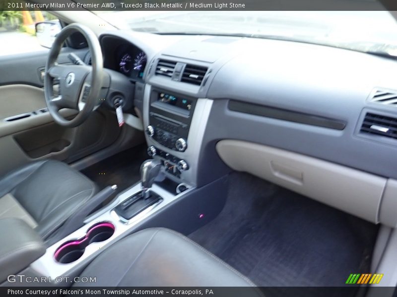 Tuxedo Black Metallic / Medium Light Stone 2011 Mercury Milan V6 Premier AWD