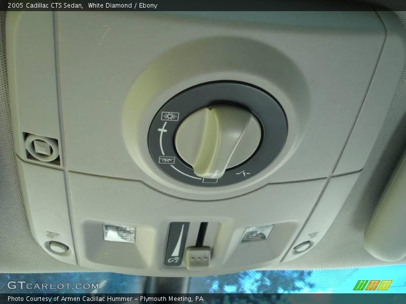 White Diamond / Ebony 2005 Cadillac CTS Sedan