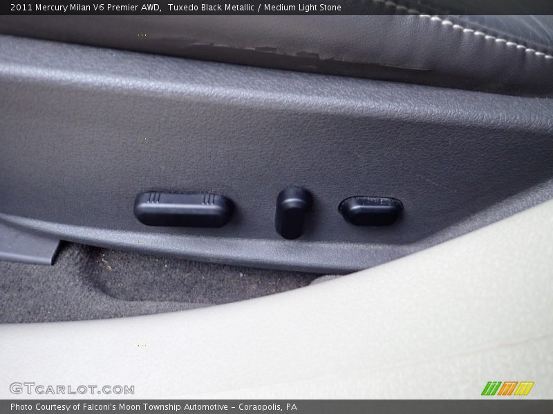 Tuxedo Black Metallic / Medium Light Stone 2011 Mercury Milan V6 Premier AWD