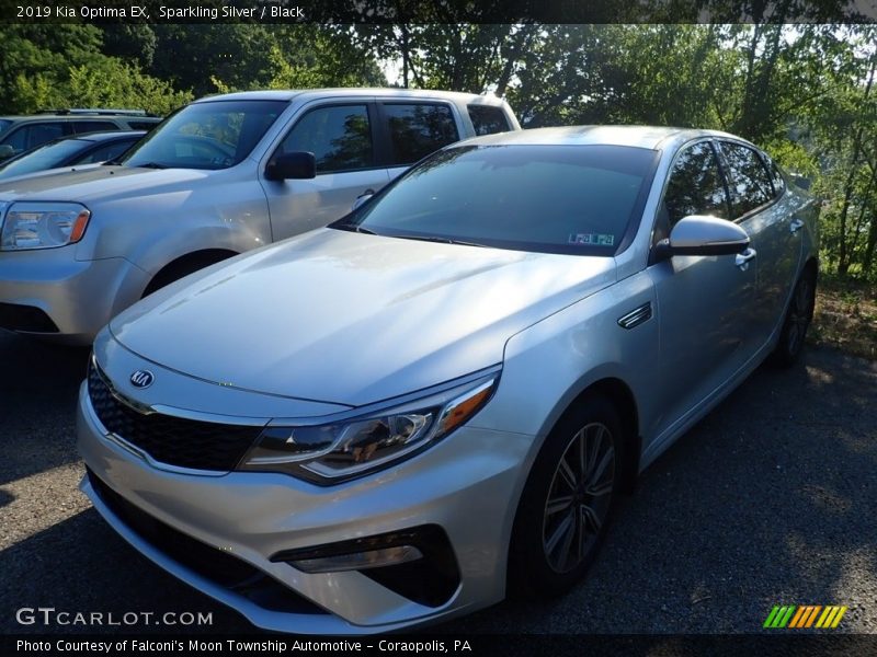 Sparkling Silver / Black 2019 Kia Optima EX