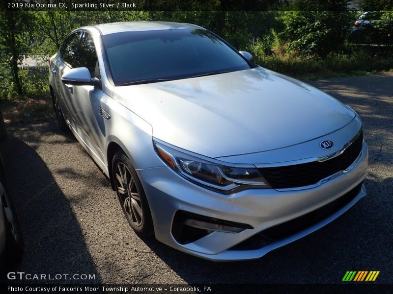 Sparkling Silver / Black 2019 Kia Optima EX