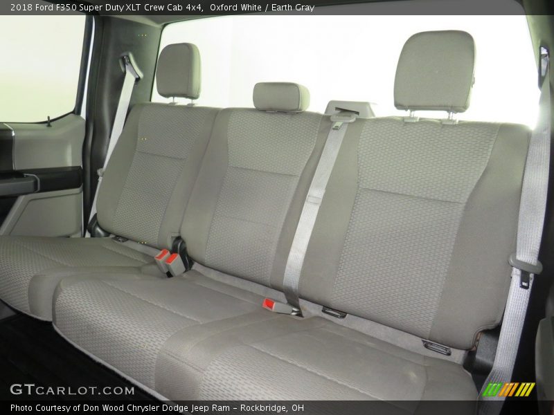 Oxford White / Earth Gray 2018 Ford F350 Super Duty XLT Crew Cab 4x4