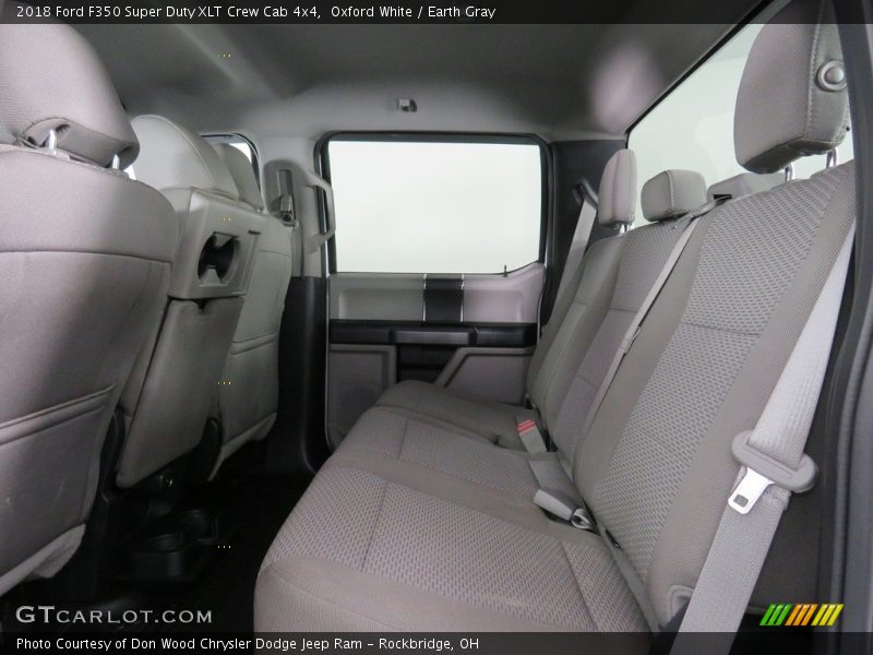 Oxford White / Earth Gray 2018 Ford F350 Super Duty XLT Crew Cab 4x4
