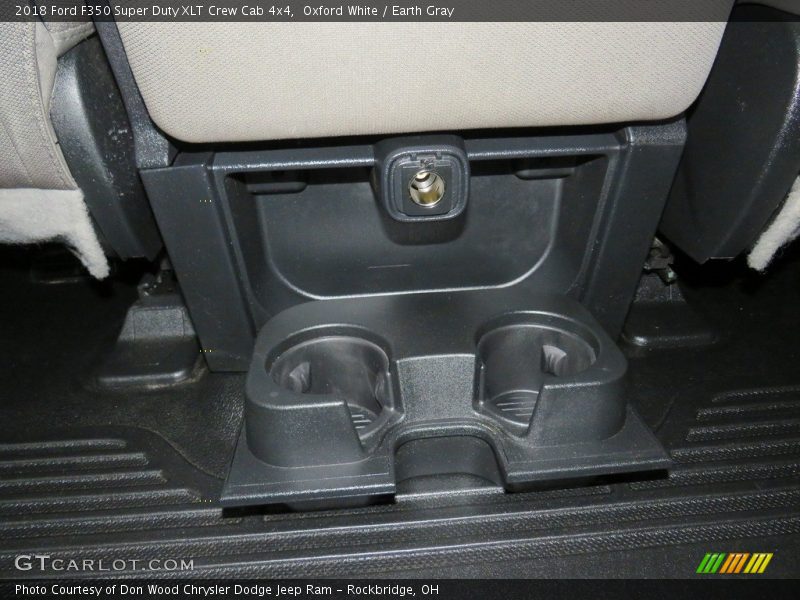 Oxford White / Earth Gray 2018 Ford F350 Super Duty XLT Crew Cab 4x4