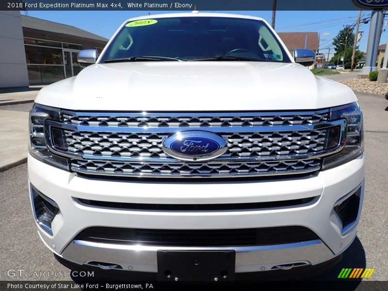 White Platinum / Ebony 2018 Ford Expedition Platinum Max 4x4