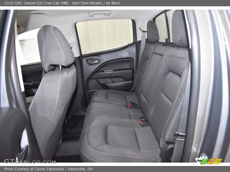 Satin Steel Metallic / Jet Black 2019 GMC Canyon SLE Crew Cab 4WD