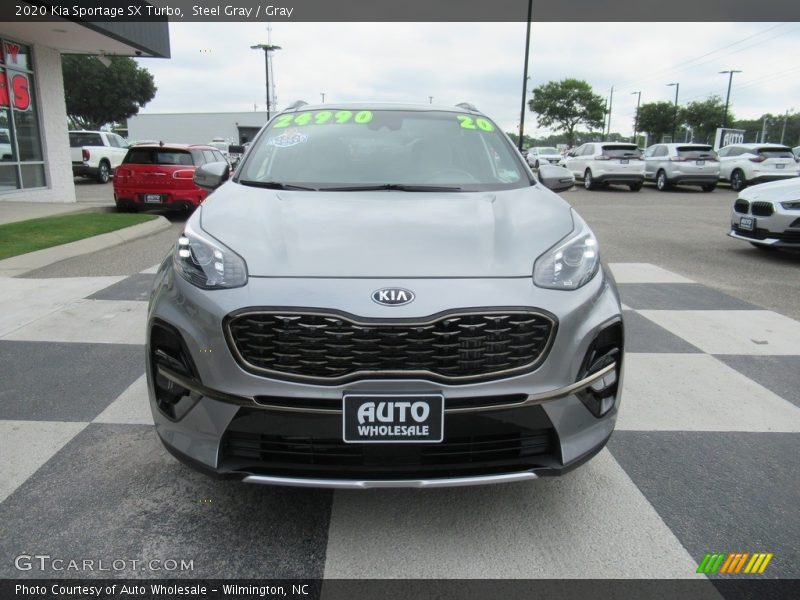 Steel Gray / Gray 2020 Kia Sportage SX Turbo