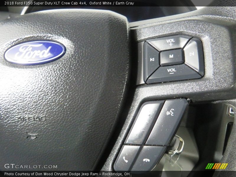 Oxford White / Earth Gray 2018 Ford F350 Super Duty XLT Crew Cab 4x4