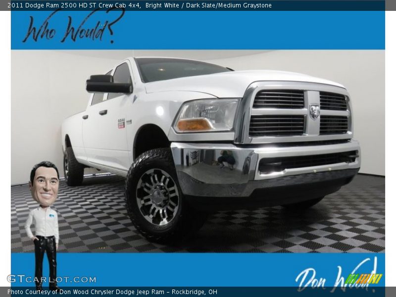 Bright White / Dark Slate/Medium Graystone 2011 Dodge Ram 2500 HD ST Crew Cab 4x4