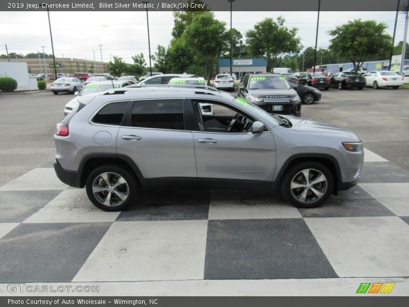 Billet Silver Metallic / Black/Ski Grey 2019 Jeep Cherokee Limited
