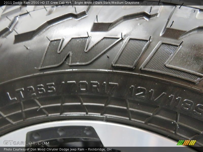 Bright White / Dark Slate/Medium Graystone 2011 Dodge Ram 2500 HD ST Crew Cab 4x4