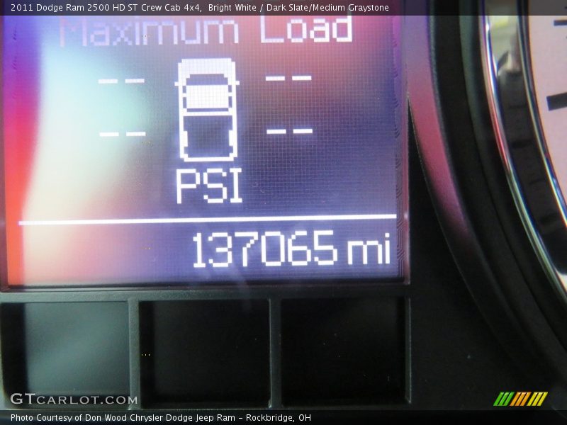 Bright White / Dark Slate/Medium Graystone 2011 Dodge Ram 2500 HD ST Crew Cab 4x4