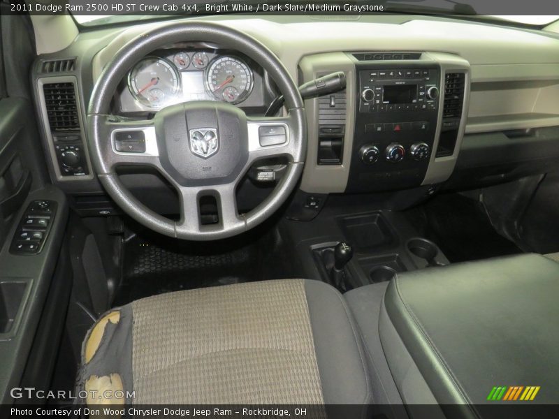 Bright White / Dark Slate/Medium Graystone 2011 Dodge Ram 2500 HD ST Crew Cab 4x4