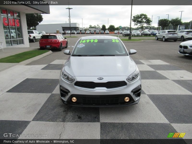 Silky Silver / Black 2020 Kia Forte LXS