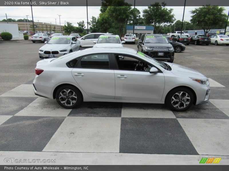 Silky Silver / Black 2020 Kia Forte LXS