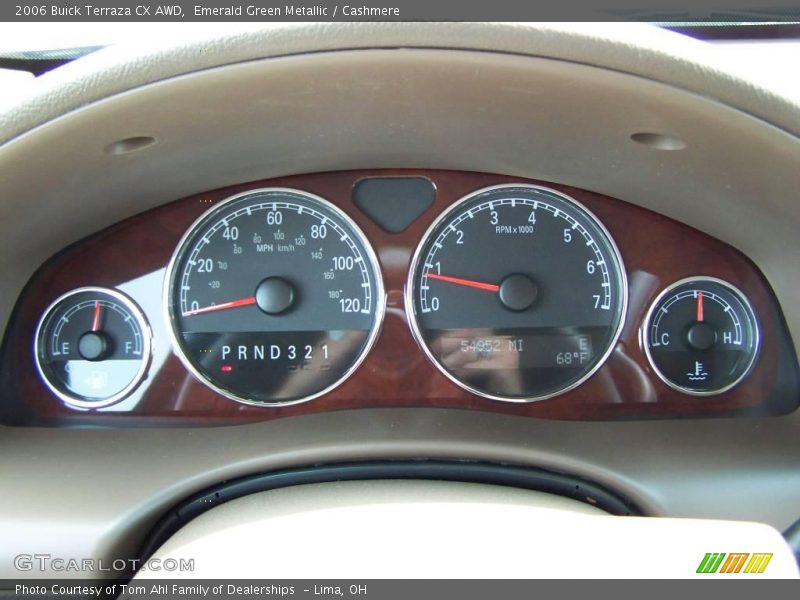 Emerald Green Metallic / Cashmere 2006 Buick Terraza CX AWD