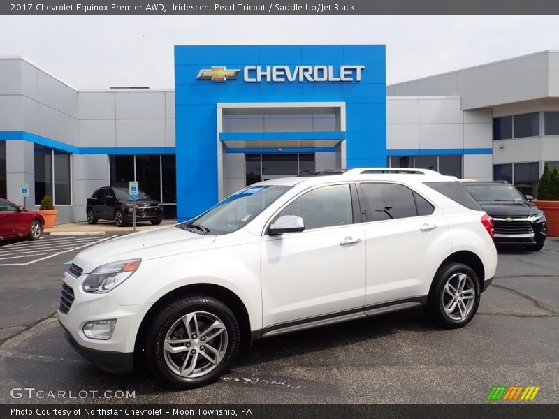 Iridescent Pearl Tricoat / Saddle Up/Jet Black 2017 Chevrolet Equinox Premier AWD