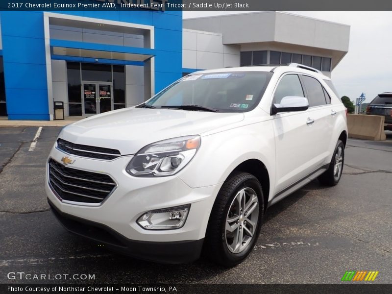 Iridescent Pearl Tricoat / Saddle Up/Jet Black 2017 Chevrolet Equinox Premier AWD