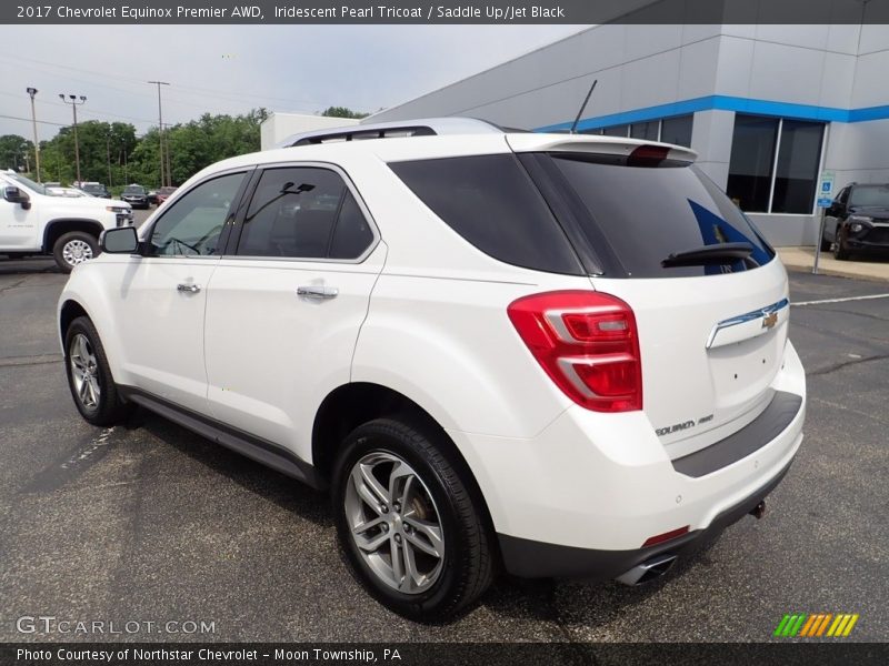 Iridescent Pearl Tricoat / Saddle Up/Jet Black 2017 Chevrolet Equinox Premier AWD