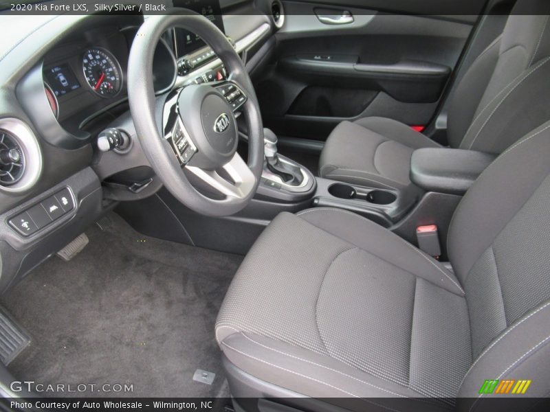 Silky Silver / Black 2020 Kia Forte LXS