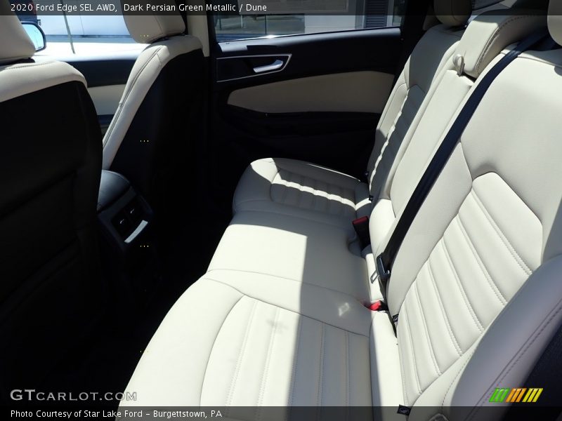 Dark Persian Green Metallic / Dune 2020 Ford Edge SEL AWD