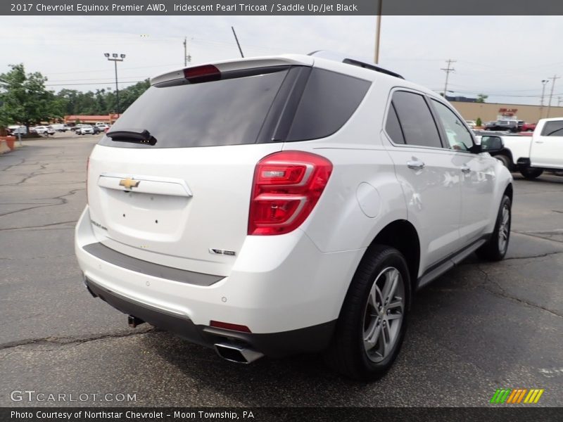 Iridescent Pearl Tricoat / Saddle Up/Jet Black 2017 Chevrolet Equinox Premier AWD