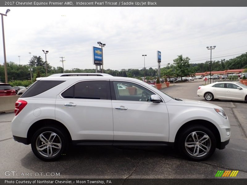 Iridescent Pearl Tricoat / Saddle Up/Jet Black 2017 Chevrolet Equinox Premier AWD