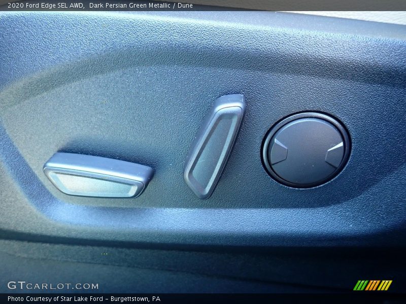 Dark Persian Green Metallic / Dune 2020 Ford Edge SEL AWD