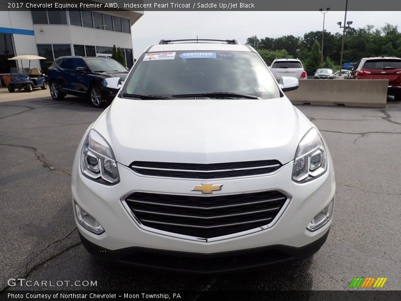 Iridescent Pearl Tricoat / Saddle Up/Jet Black 2017 Chevrolet Equinox Premier AWD