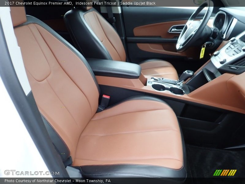 Iridescent Pearl Tricoat / Saddle Up/Jet Black 2017 Chevrolet Equinox Premier AWD