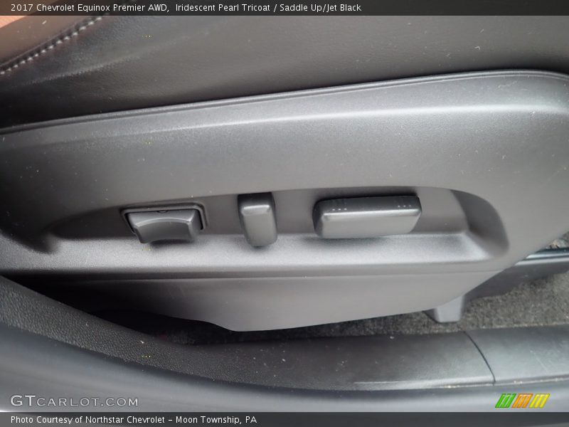 Iridescent Pearl Tricoat / Saddle Up/Jet Black 2017 Chevrolet Equinox Premier AWD
