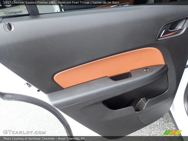 Iridescent Pearl Tricoat / Saddle Up/Jet Black 2017 Chevrolet Equinox Premier AWD