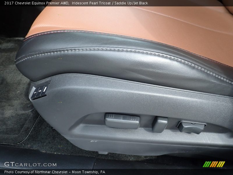 Iridescent Pearl Tricoat / Saddle Up/Jet Black 2017 Chevrolet Equinox Premier AWD