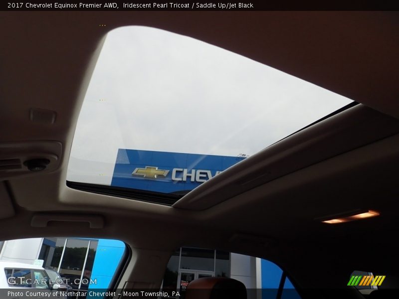 Iridescent Pearl Tricoat / Saddle Up/Jet Black 2017 Chevrolet Equinox Premier AWD