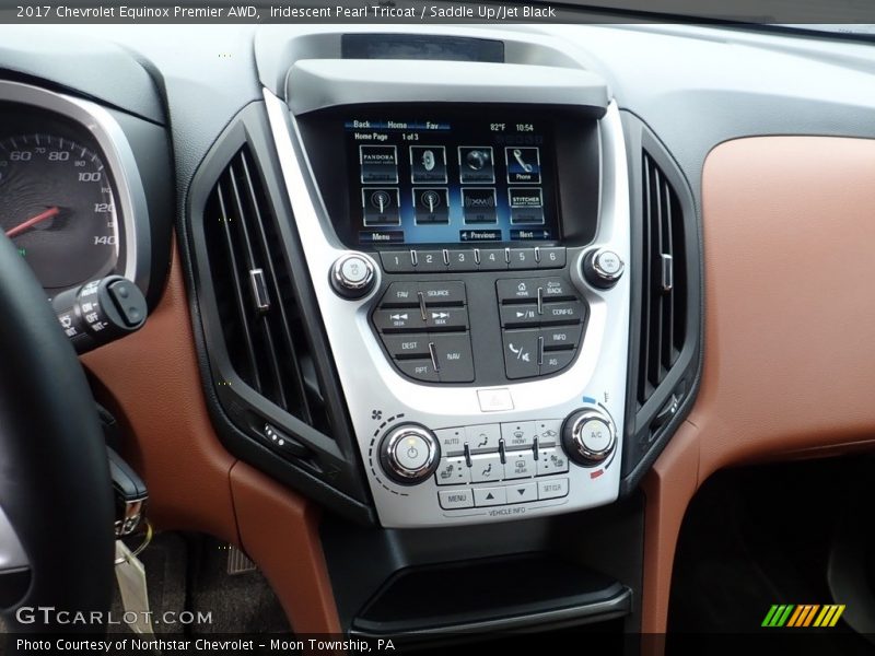 Iridescent Pearl Tricoat / Saddle Up/Jet Black 2017 Chevrolet Equinox Premier AWD