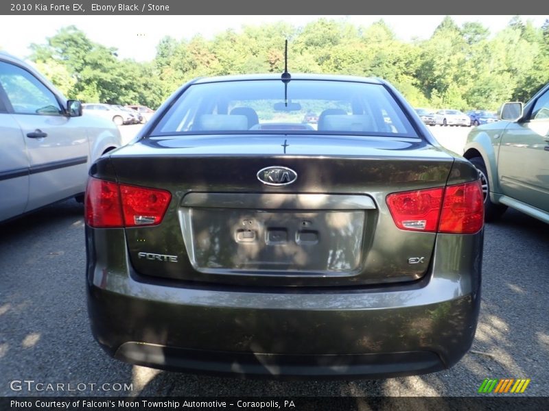 Ebony Black / Stone 2010 Kia Forte EX