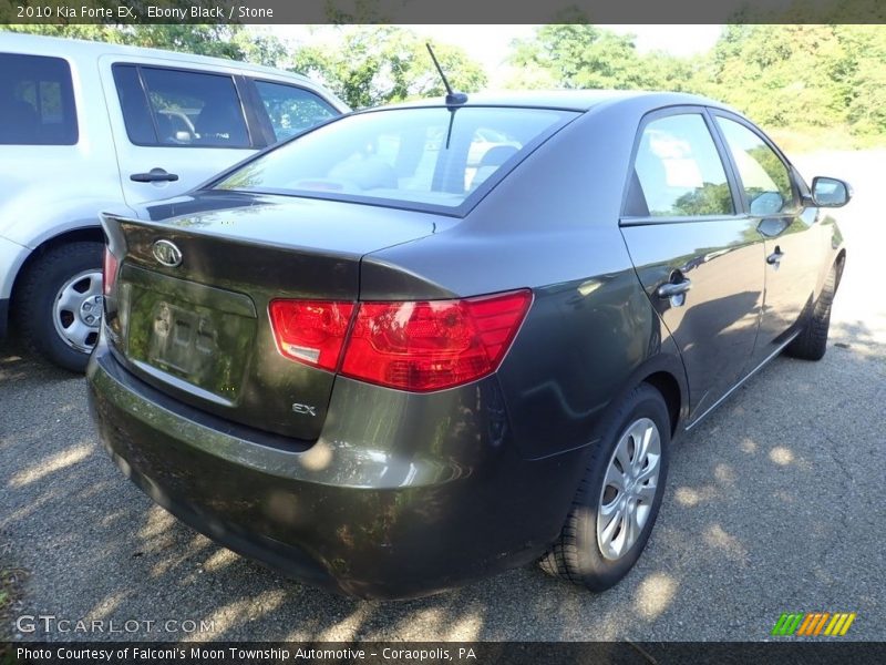 Ebony Black / Stone 2010 Kia Forte EX