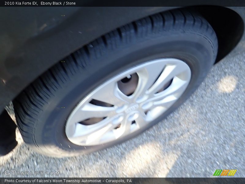 Ebony Black / Stone 2010 Kia Forte EX