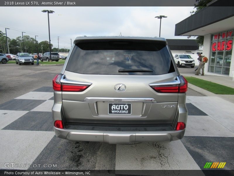 Atomic Silver / Black 2018 Lexus LX 570