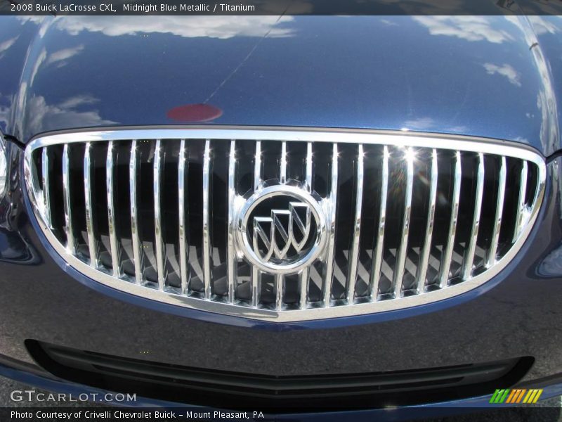 Midnight Blue Metallic / Titanium 2008 Buick LaCrosse CXL