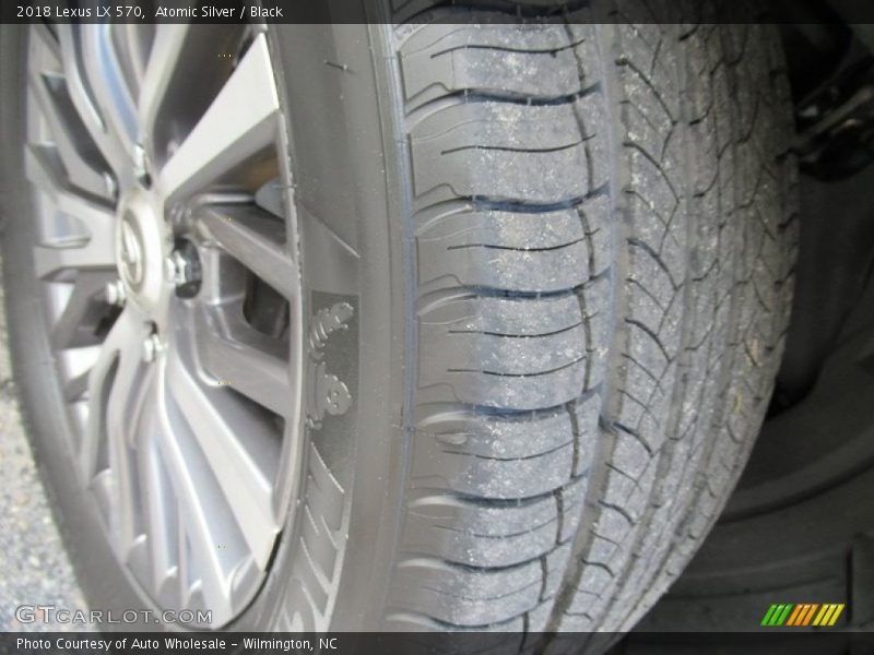 Atomic Silver / Black 2018 Lexus LX 570