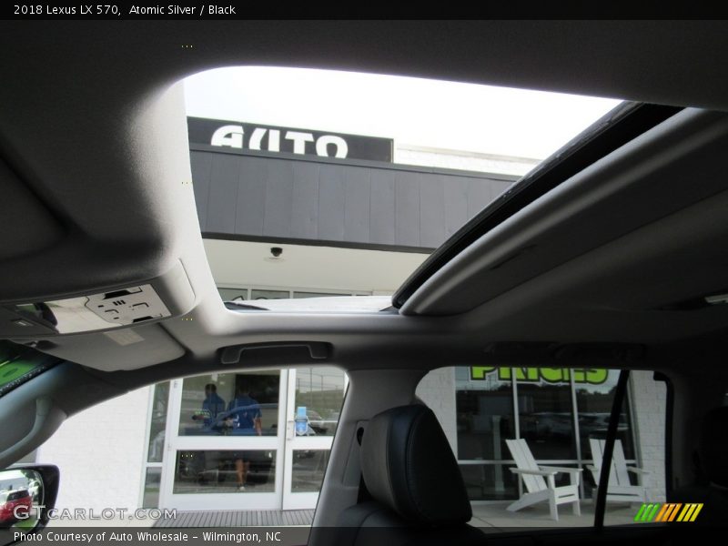 Atomic Silver / Black 2018 Lexus LX 570