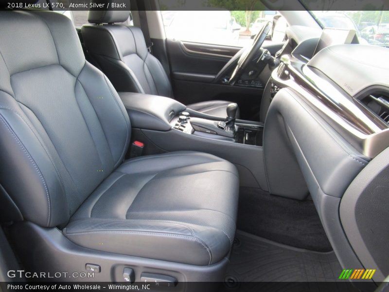 Atomic Silver / Black 2018 Lexus LX 570