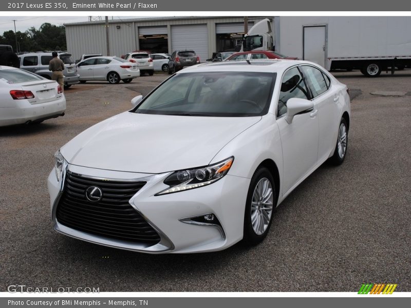 Eminent White Pearl / Flaxen 2017 Lexus ES 350