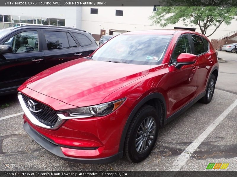 Soul Red Metallic / Black 2017 Mazda CX-5 Touring AWD