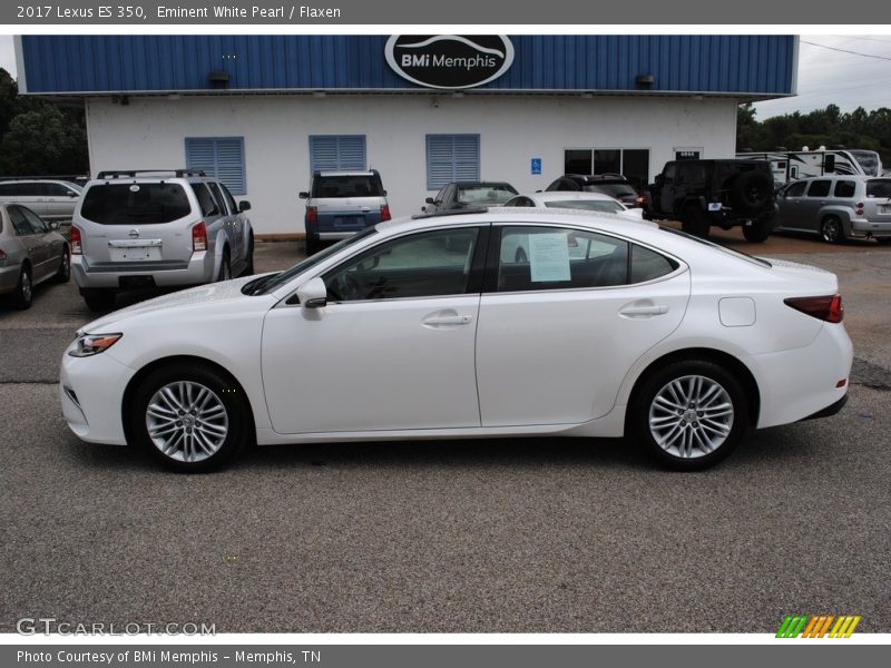 Eminent White Pearl / Flaxen 2017 Lexus ES 350