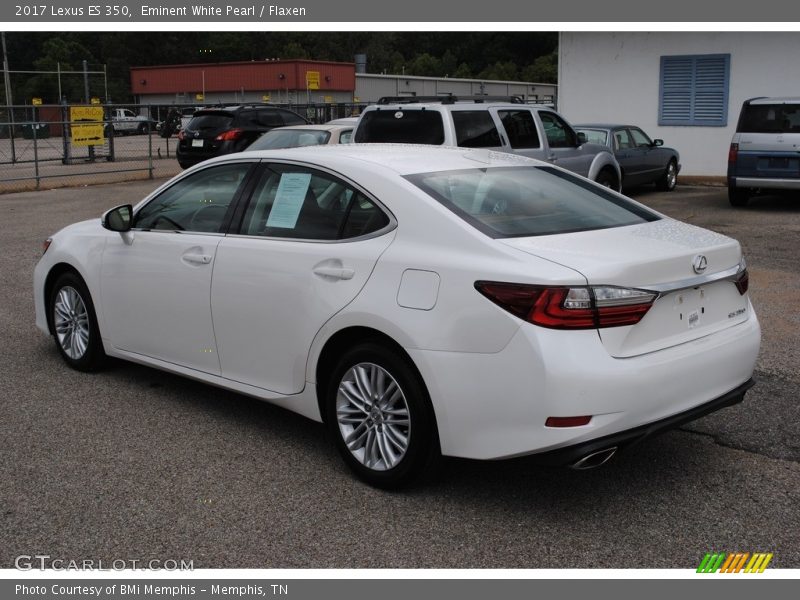 Eminent White Pearl / Flaxen 2017 Lexus ES 350