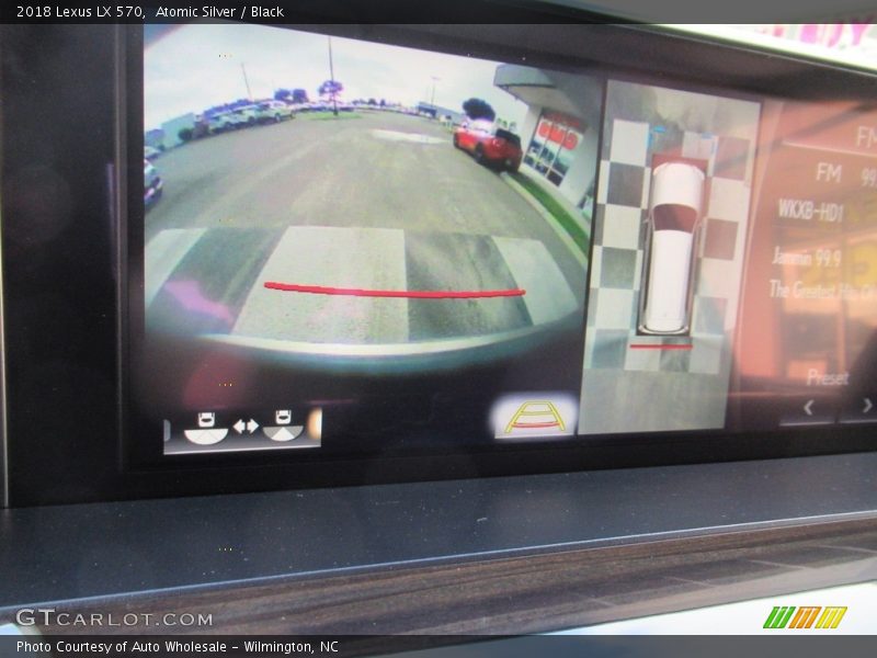 Atomic Silver / Black 2018 Lexus LX 570