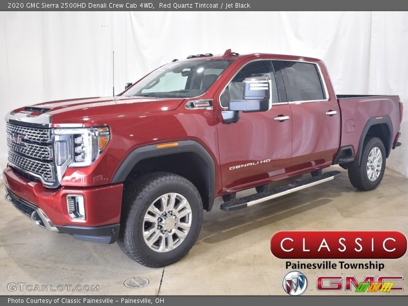 Red Quartz Tintcoat / Jet Black 2020 GMC Sierra 2500HD Denali Crew Cab 4WD